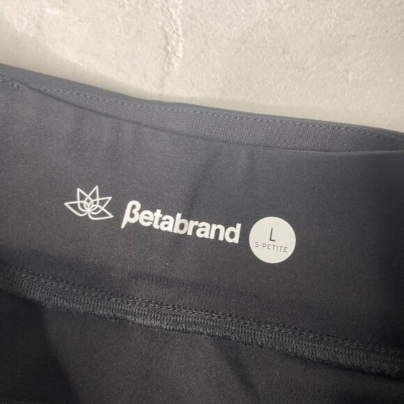 Betabrand Boot-Cut Two- Pocket Yoga Dress Pants Black Women’s Size L petite - Picture 2 of 5